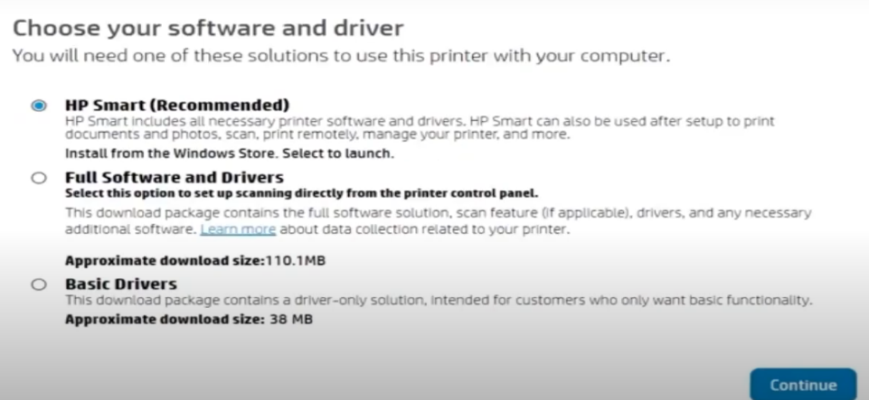 Using 123.hp.com for Software and Driver Downloads