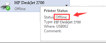 Common Causes for HP DeskJet 2700 Offline Error Common Causes for HP DeskJet 2700 Offline Error