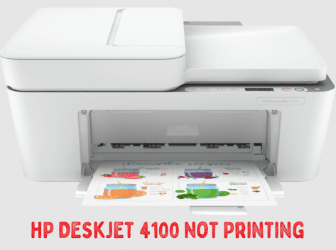 HP DeskJet 4100 Not Printing HP DeskJet 4100 Not Printing
