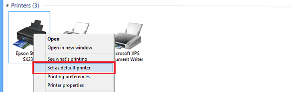 Set HP Envy 6400 as Default Printer Set HP Envy 6400 as Default Printer